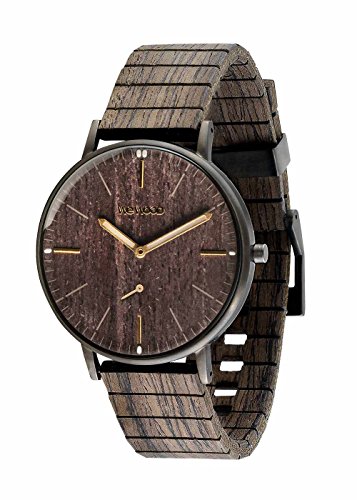 wewood herren analog armbanduhr mit holz armband